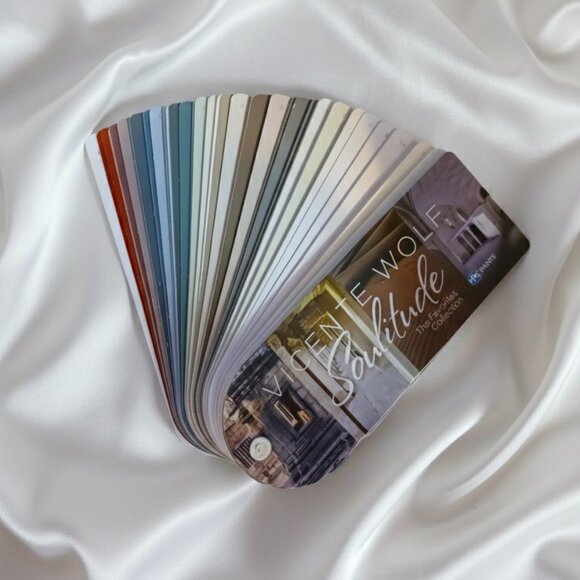 PPG Paints Vicente Wolf Soulitude Paint Color Swatch Book Collections Fan Deck - Picture 5 of 7